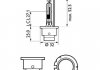 Лампа ксенонова D2R 85V 35W P32d-3 WhiteVision gen2 5000K PHILIPS 85126WHV2S1 (фото 3)