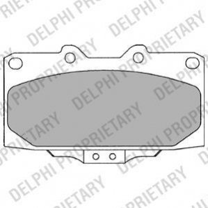 A_Гальмівні колодки дискові SUBARU Impreza "F "00-07 - знято з виробництва DELPHI LP2044