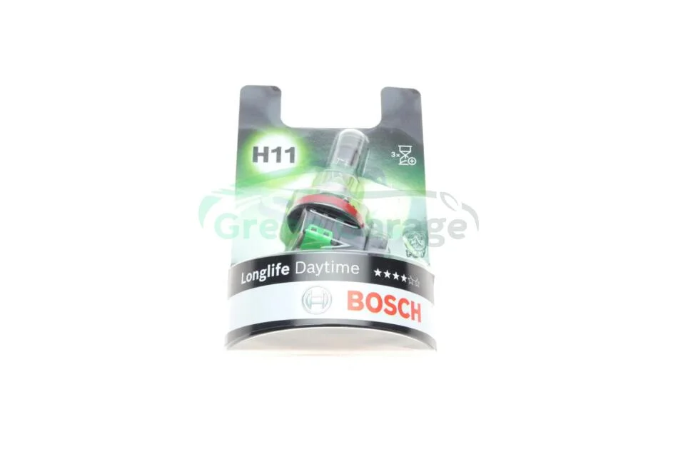 Лампа розжарювання H11 12V 55W PGJ19-2 LONGLIFE DAYTIME (вир-во Bosch) BOSCH 1 987 301 340 (фото 1)