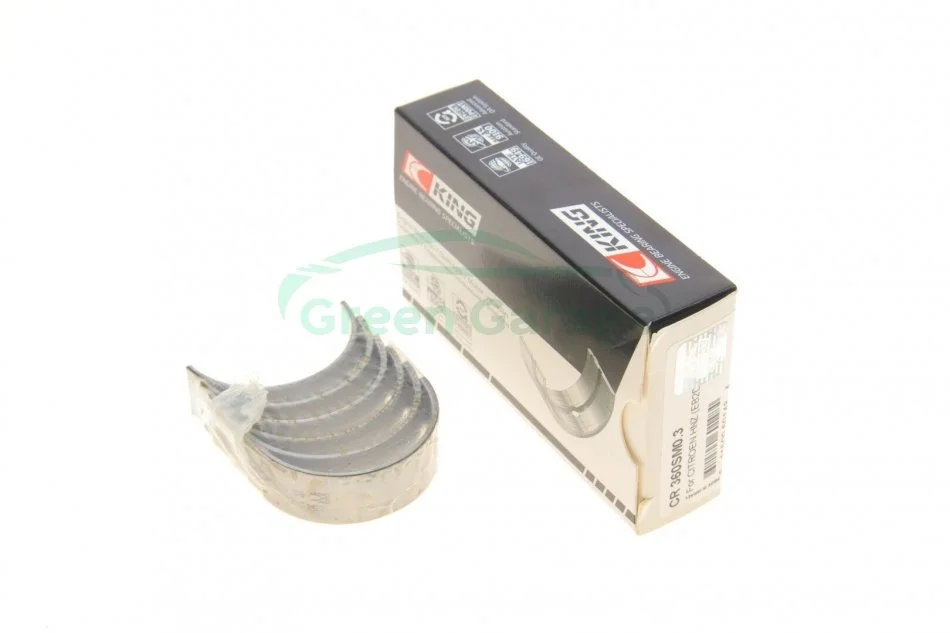 Вкладиші шатунні комплект CITROEN/OPEL/PEUGEOT \'\'1.2THP EB2 KING CR360SM0.3 (фото 1)