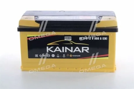 Аккумулятор 90Ah-12v (353х175х190),R,EN800 KAINAR 090 261 0 120 ЖЧ