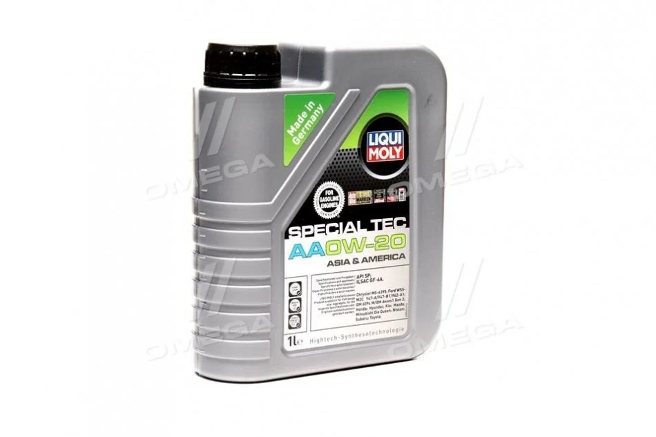 Олива моторна Liqui Moly SPECIAL TEC AA 0W-20 (Каністра 1л) LIQUI MOLY 8065/6738 (фото 1)