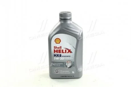 Олива моторна Helix HX8 SAE 5W-30 SL/CF (Каністра 1л) SHELL 4102817161