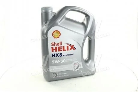 Олива моторна Helix HX8 SAE 5W-30 SL/CF (Каністра 4л) SHELL 4102817162