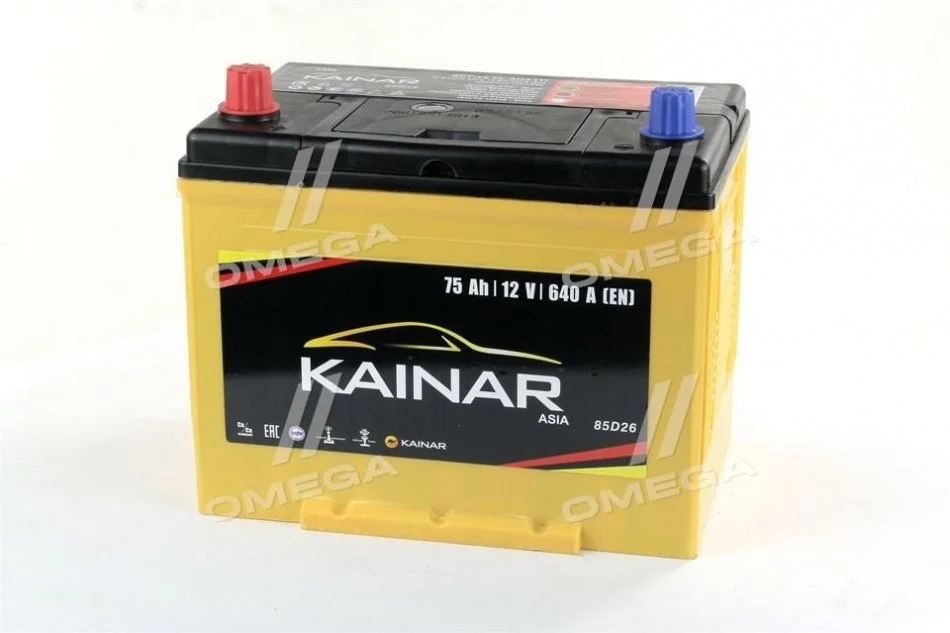 Аккумулятор 75Ah-12v BARS Asia (258x173x220),L,EN640 Азия KAINAR 070 341 1 110 (фото 1)
