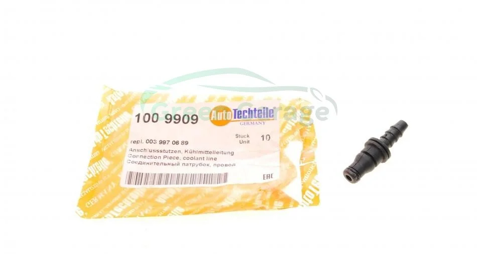 З\'єднувальний патрубок, провід охолоджувальної рідини AUTOTECHTEILE 100 9909 (фото 1)