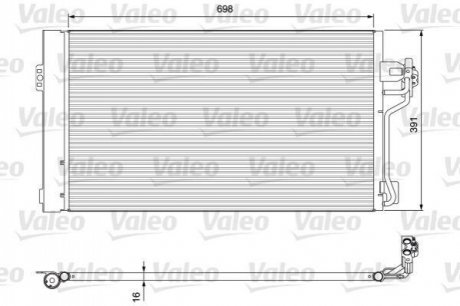 Конденсатор без хладогену VALEO 814391