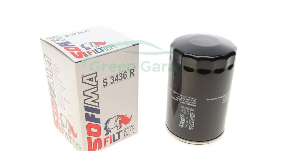 Фільтр масляний AUDI/VW/SEAT/SKODA "1,6-1,8 "04-13 SOFIMA S3436R (фото 1)