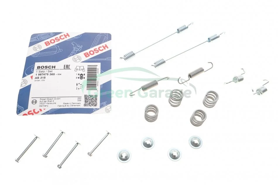 КМП бар.колодок SMART Fortwo \'\'0,8-1,0 \'\'07>> BOSCH 1987475365 (фото 1)