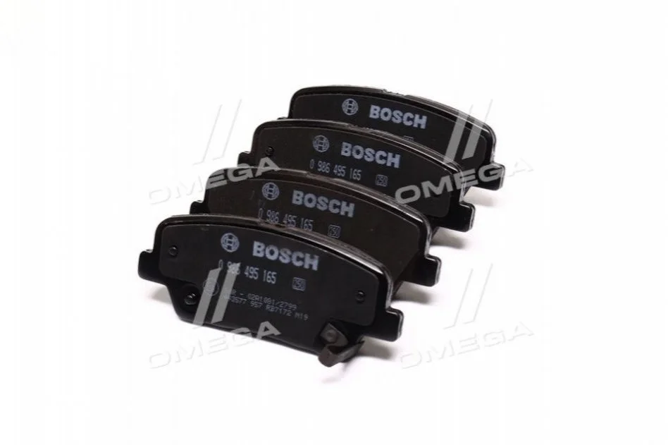 Гальмівні колодки дискові - заміна на 0986495370 BOSCH 0986495165 (фото 1)