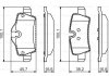 Гальмівні колодки дискові - заміна на 0986495400 BOSCH 0986495427 (фото 1)