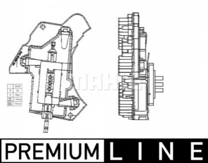 Блок управління обігрівачем Mercedes W202, W210 MAHLE / KNECHT ABR24000P