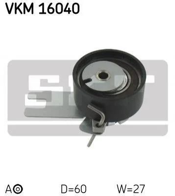 Ролик натяжний SKF VKM16040 (фото 1)