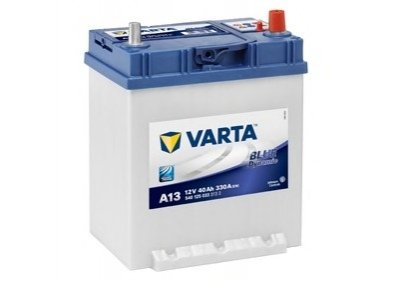 АКБ A13 BLUE DYNAMIC 40 А*ч -/+ 330А VARTA 5401250333132
