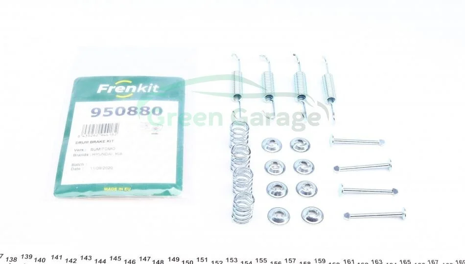 Комплект пружинок колодок стояночного гальма FRENKIT 950880 (фото 1)