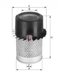 Фільтр повітряний MITSUBISHI "2,3-2,5 "86-04 SOFIMA S2950A