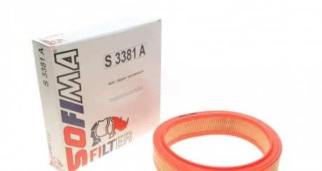 Фільтр повітряний SEAT/SKODA "1,0-1,4 "93-04 SOFIMA S3381A