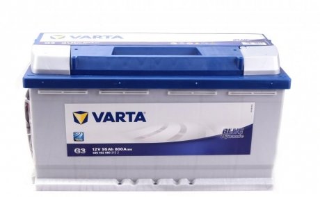 АКБ G3 BLUE DYNAMIC 95 А*ч -/+ 800A VARTA 5954020803132