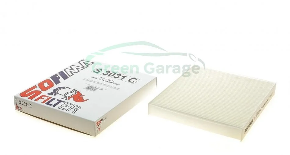 Фільтр салону VW/SKODA/FEAT "1,4-1,8 "00-09 SOFIMA S3031C (фото 1)