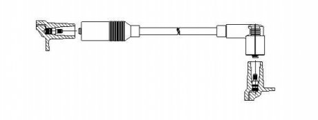 Провід високовольтний AUDI 10/80/A6 "86-97 BREMI 115/40