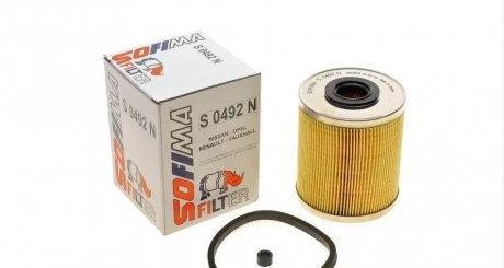 Фільтр паливний OPEL/NISSAN "2,0-2,5 "01>> SOFIMA S0492N