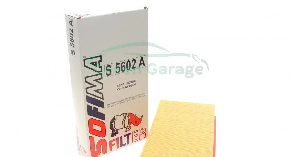Фільтр повітряний SKODA/SEAT "1,2 "03-07 SOFIMA S5602A (фото 1)