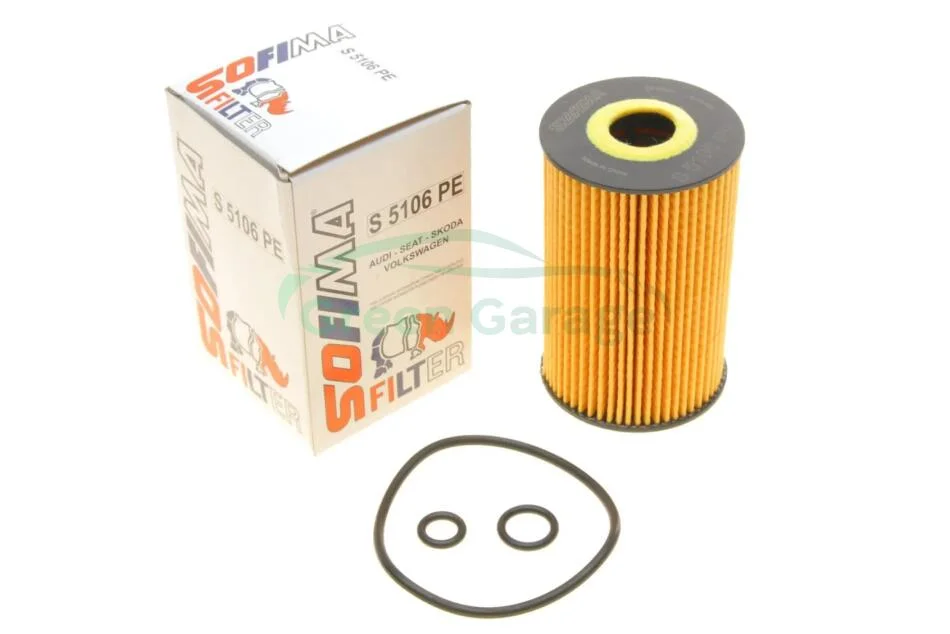Фільтр масляний AUDI/VW/SKODA "2,0 "11>> SOFIMA S5106PE (фото 1)
