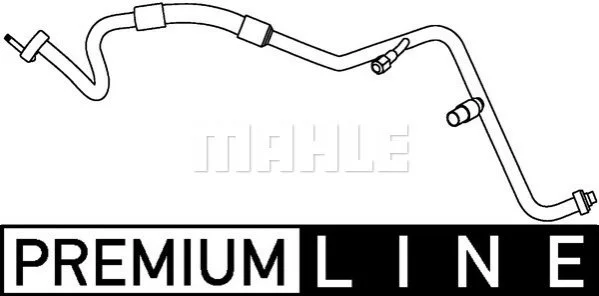 Шланг гумовий,комбінований, з фітингами MAHLE / KNECHT AP 104 000P (фото 1)