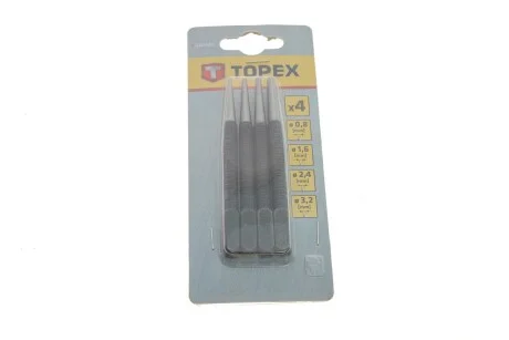 Пробиватель для гвоздей, набор 4 шт. TOPEX 03A440