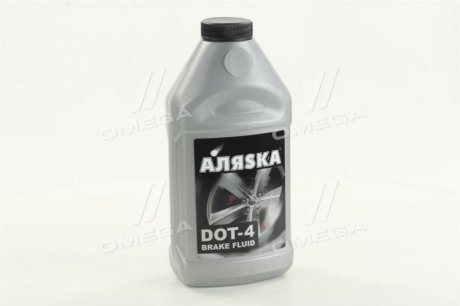 Рідина гальм. DOT4 (срібло) 390г АЛЯSКА 5437
