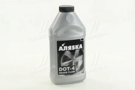 Рідина гальм. DOT4 (срібло) 390г АЛЯSКА 5437