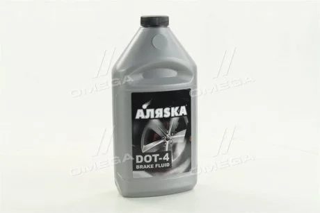 Рідина гальм. DOT4 (срібло) 750г АЛЯSКА 5438