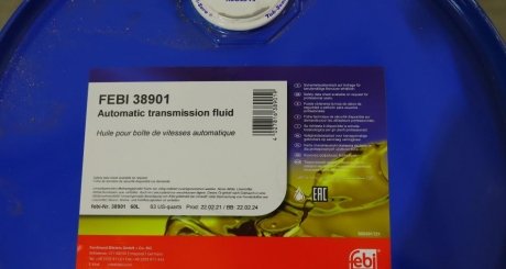 Рідина для гідравлічних передач ATF 60L FEBI BILSTEIN 38901