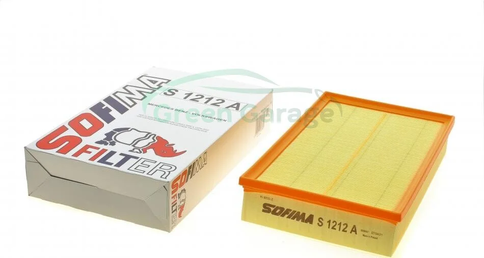 Фільтр повітряний VW/MB "2,0-2,5 "03-15 SOFIMA S1212A (фото 1)