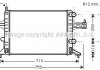 Радіатор охолодження OPEL (AVA) AVA COOLING OLA2303 (фото 1)