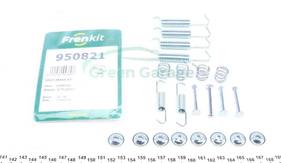 Ремкомплект колодок стояночного гальма FRENKIT 950821 (фото 1)