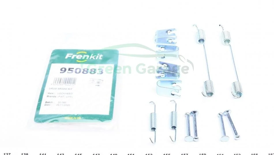 Ремкомплект колодок стояночного гальма FRENKIT 950883 (фото 1)