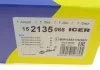 Комплект гальмівних колодок (дискових) ICER 152135066 (фото 10)