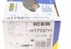 Комплект гальмівних колодок (дискових) ICER 181702701 (фото 5)