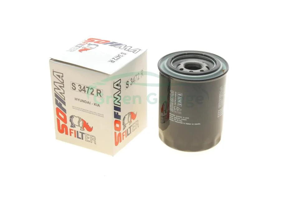Фільтр масляний HYUNDAI/KIA "2,5 "03>> SOFIMA S3472R (фото 1)