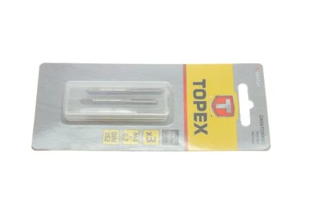 Метчики M4, набор 3шт.*1 уп. TOPEX 14A204