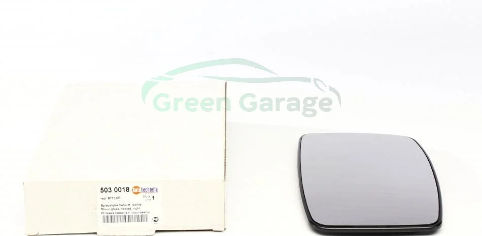 Стекло зеркала (с подогревом) Citroen Jumpy/ Fiat Scudo/ Peugeot Expert 07- (R) AUTOTECHTEILE 503 0018 (фото 1)