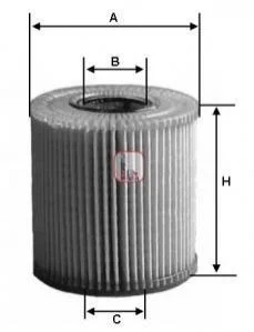 Фільтр масляний AUDI "2,8-3,2 "08-15 SOFIMA S5080PE