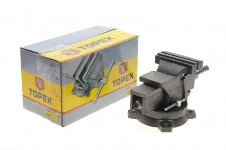 Тиски поворотные, 100 мм. TOPEX 07A210