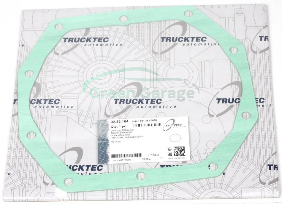 Прокладка кришки редуктора моста TRUCKTEC 02.32.164 (фото 1)