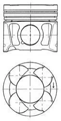 Поршень, комплект FIAT 83,40 08- KOLBENSCHMIDT 41070620
