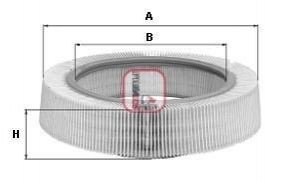 Фільтр повітряний MB "2,0 "86-92 SOFIMA S0974A