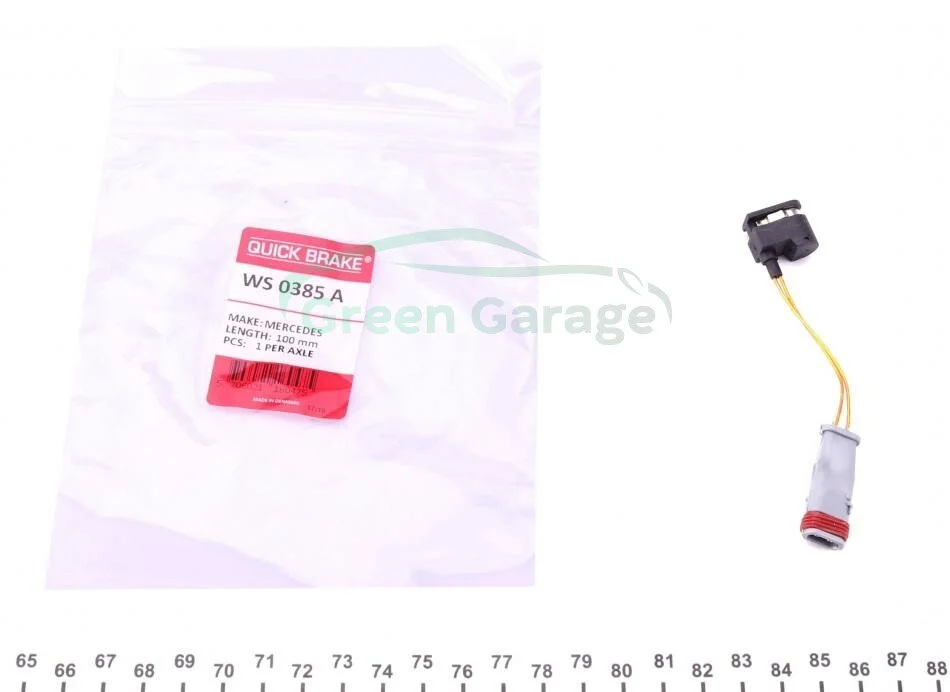 Датчик зносу гальмівних колодок QUICK BRAKE WS 0385 A (фото 1)