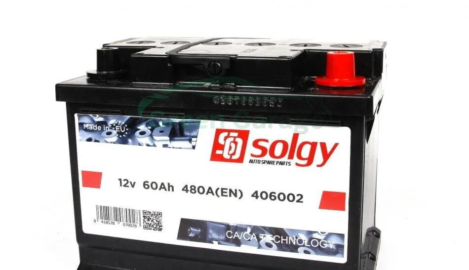 Стартерна батарея (акумулятор) SOLGY 406002 (фото 1)