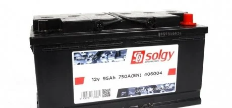 Стартерна батарея (акумулятор) SOLGY 406004